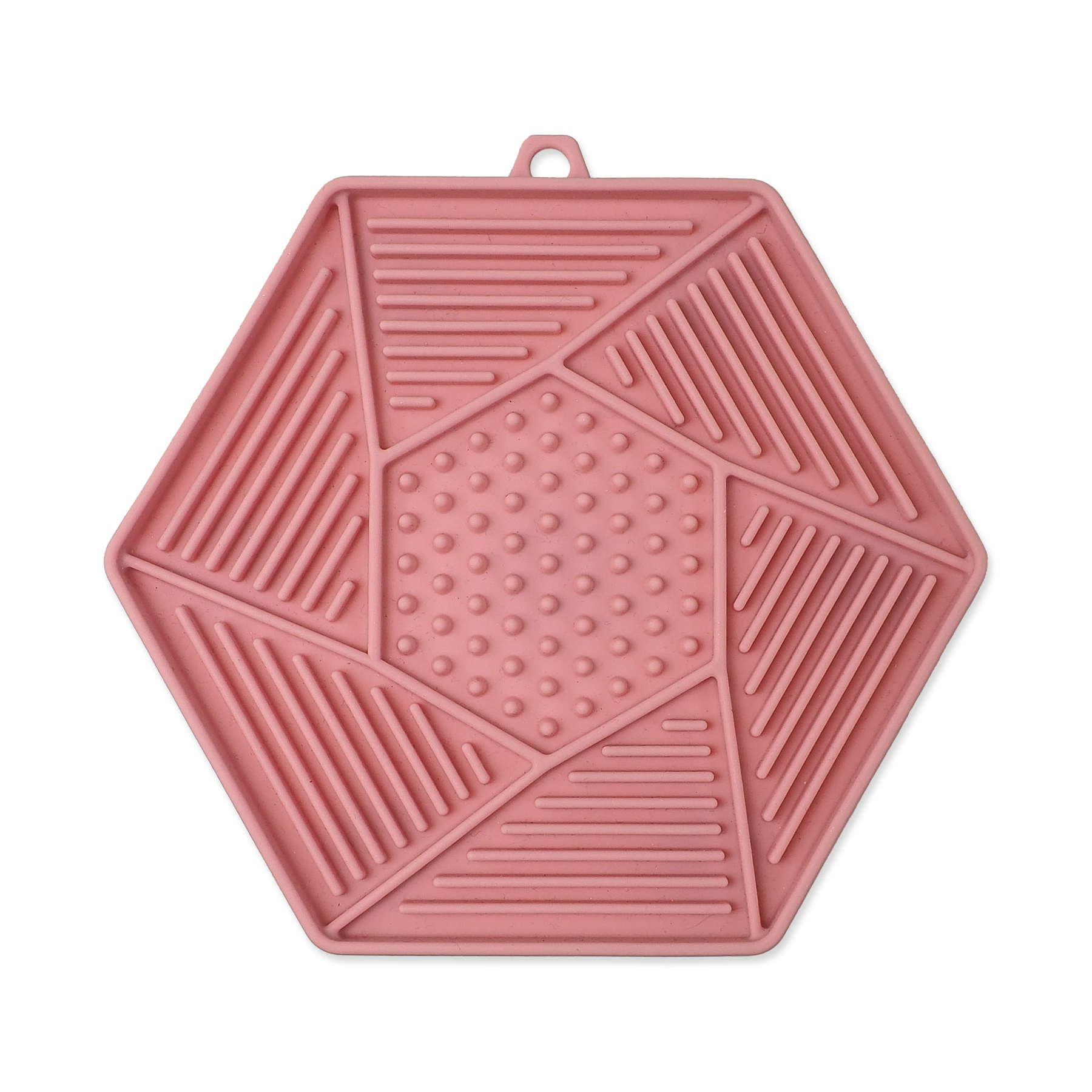Epic PET Podložka lízací Lick&Snack hexagon světle růžový 17x15 cm Epic PET