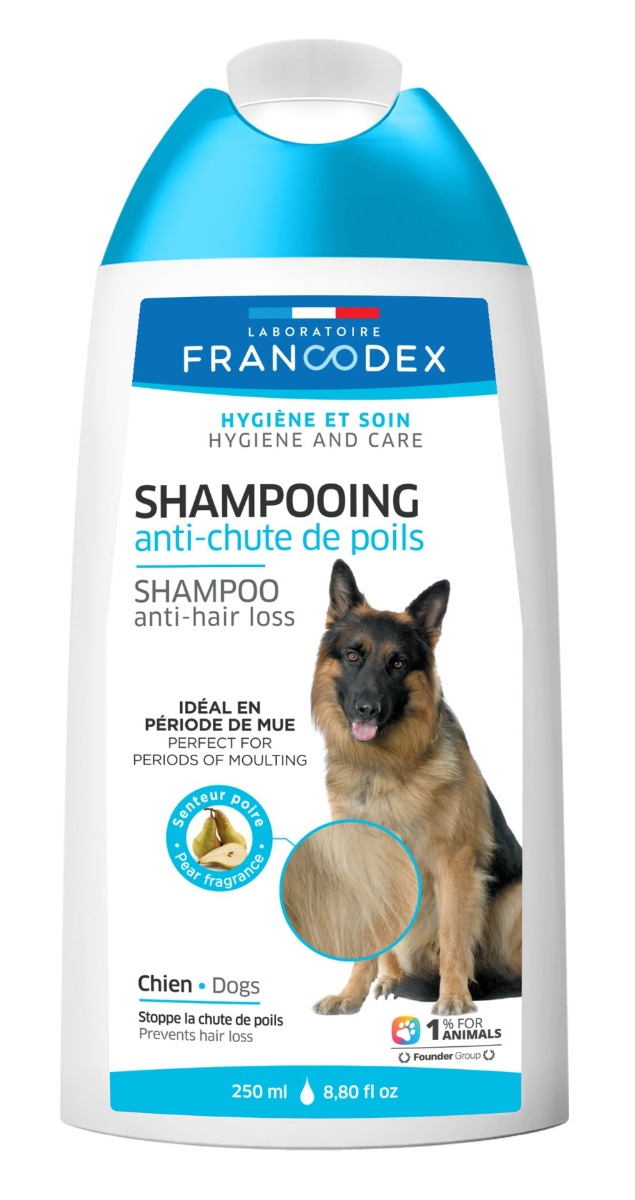 Francodex Šampon proti vypadávání chlupů pro psy 250 ml Francodex