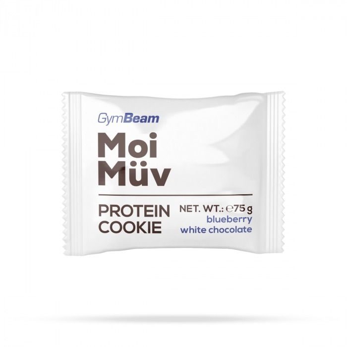 GymBeam MoiMüv Protein Cookie blueberry and white chocolate 75 g GymBeam