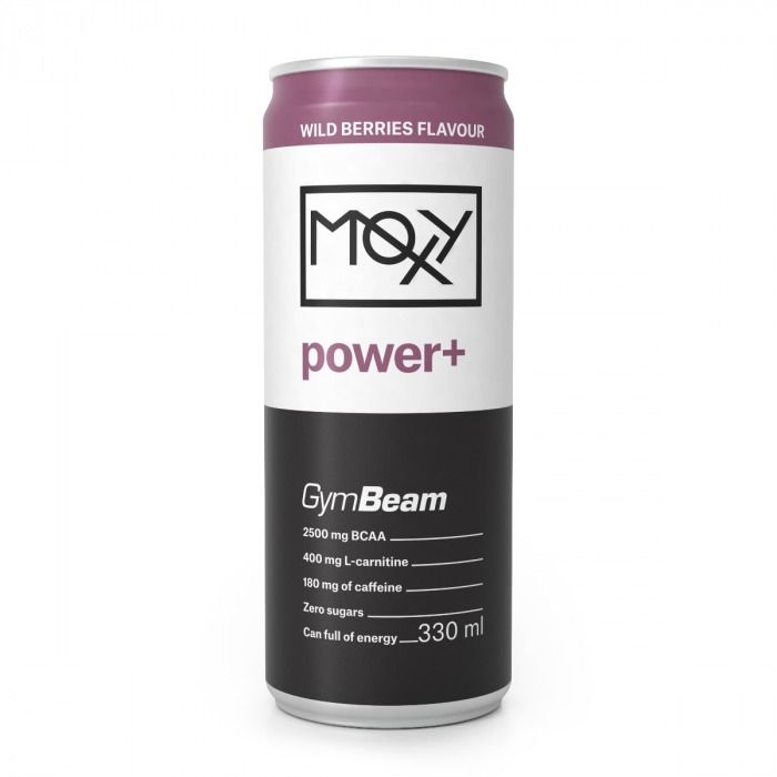 GymBeam Moxy power+ Energy Drink mango maracuja 330 ml GymBeam