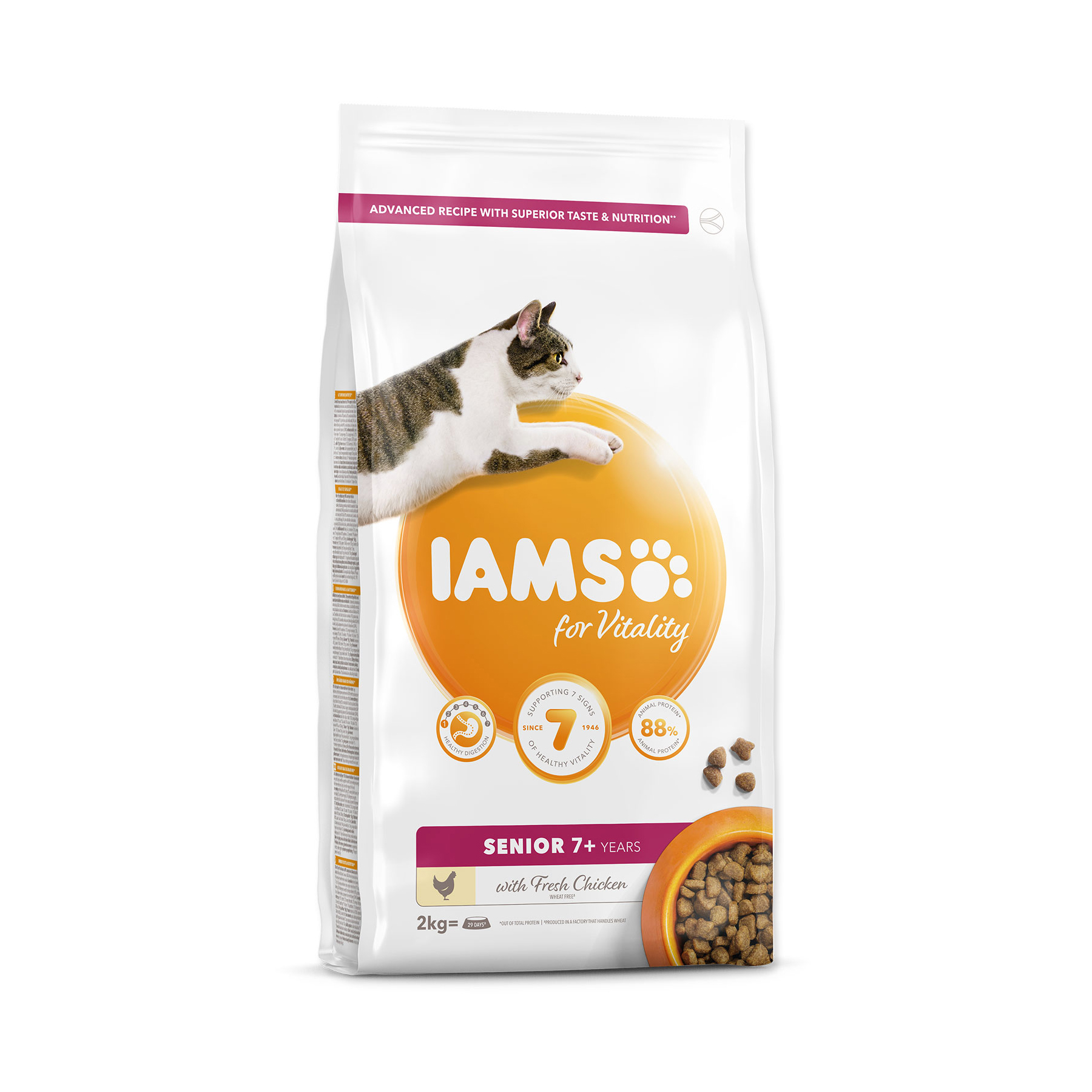 IAMS Cat Senior Chicken granule 2 kg IAMS