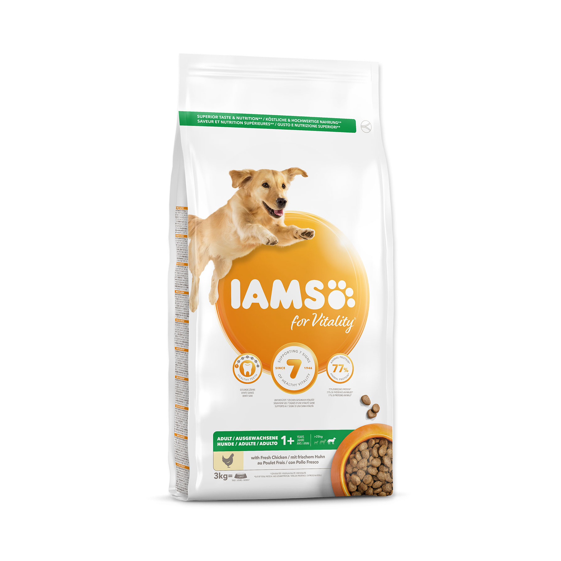 IAMS Krmivo IAMS Dog Adult Large Chicken 3kg IAMS