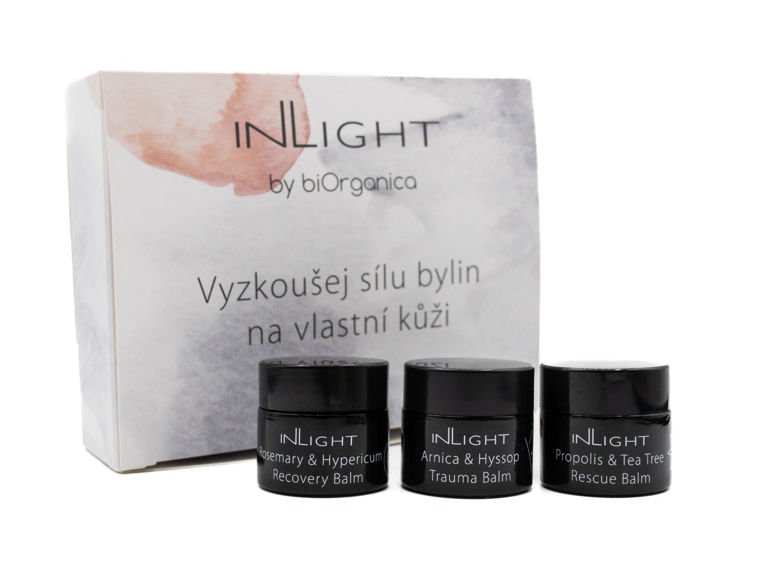 Inlight BIO Multifunkční bylinné balzámy sada 3x7 ml Inlight