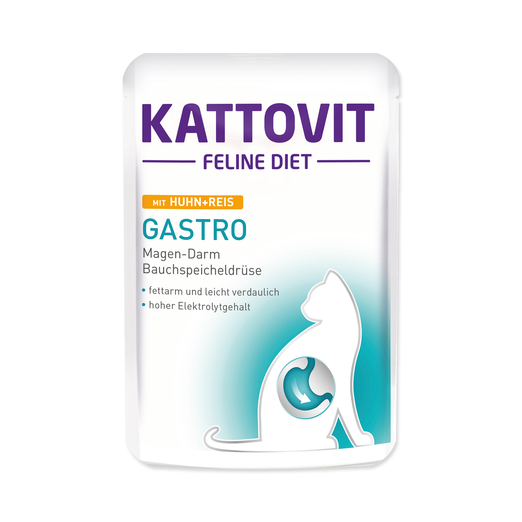 Kattovit Gastro kuře a rýže kapsička 85 g Kattovit