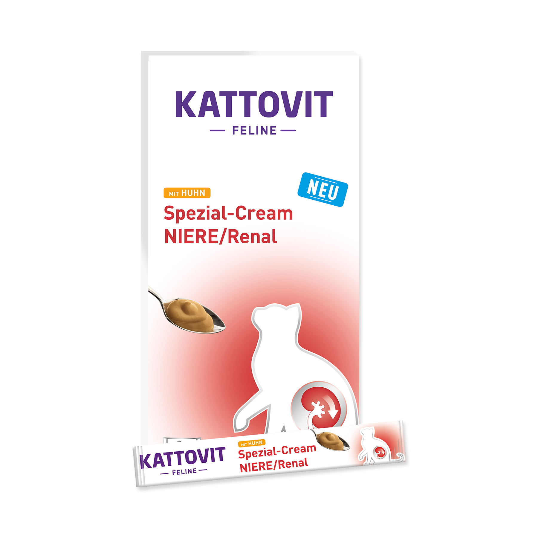 Kattovit Krém Kidney/Renal kuře 6x15 g Kattovit