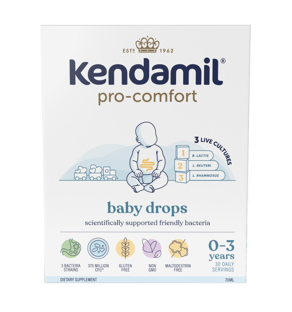 Kendamil pro-comfort Baby drops 0-3 let 7