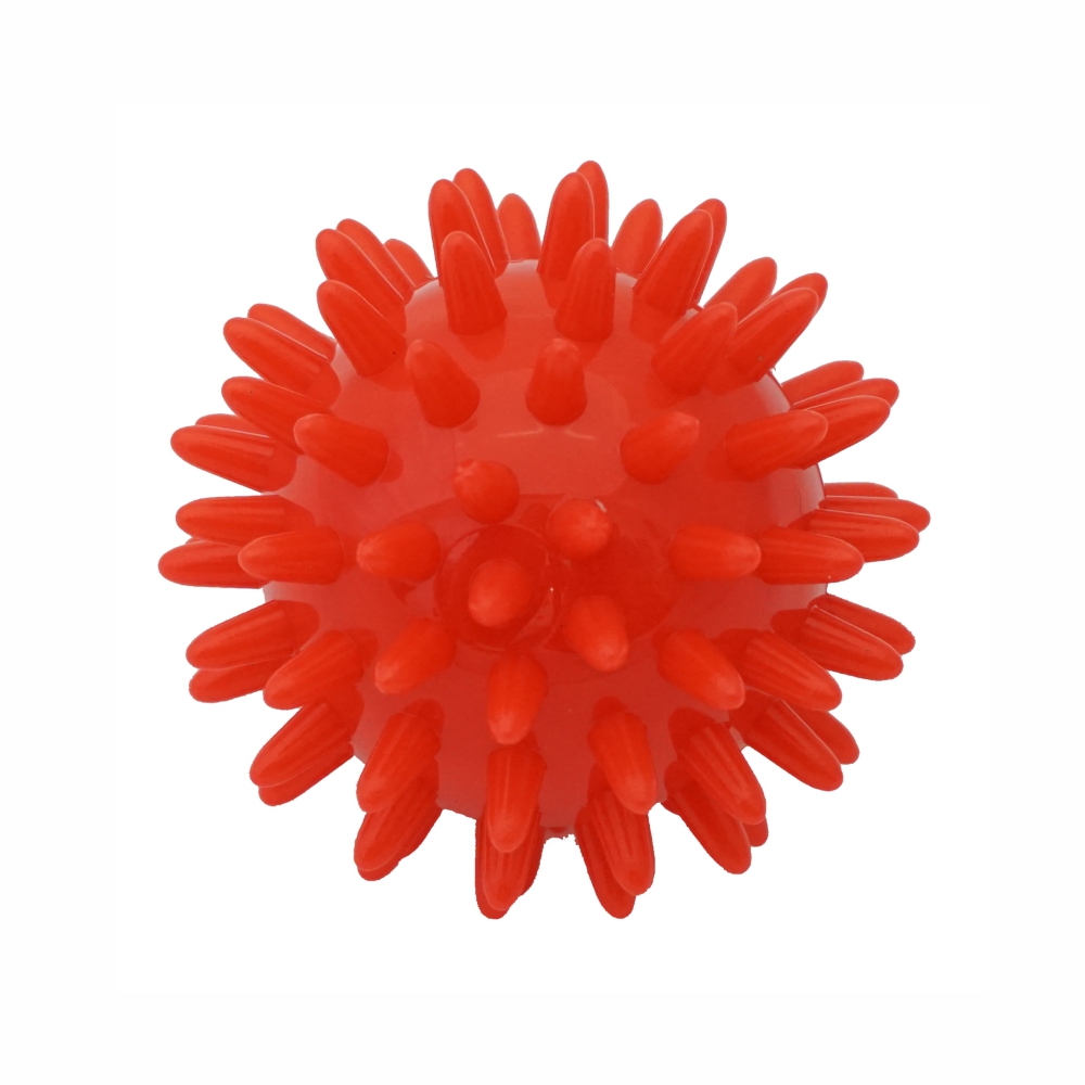 KineMAX Pro Hedgehog 6 cm masážní míček 1 ks červený KineMAX