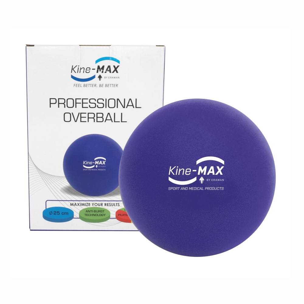 KineMAX Professional Overball 25 cm cvičební míč 1 ks modrý KineMAX