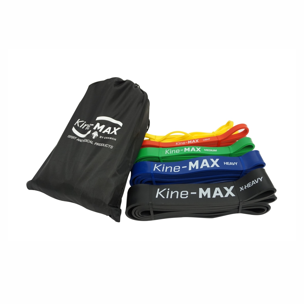 KineMAX Professional Super Loop Resistance Band set posilovacích gum 5 ks KineMAX