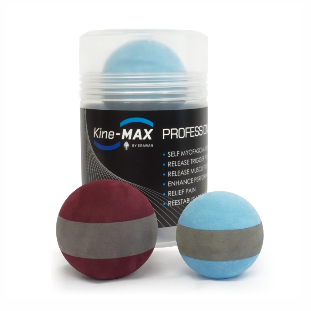 KineMAX Professional set masážních míčků 2 ks KineMAX