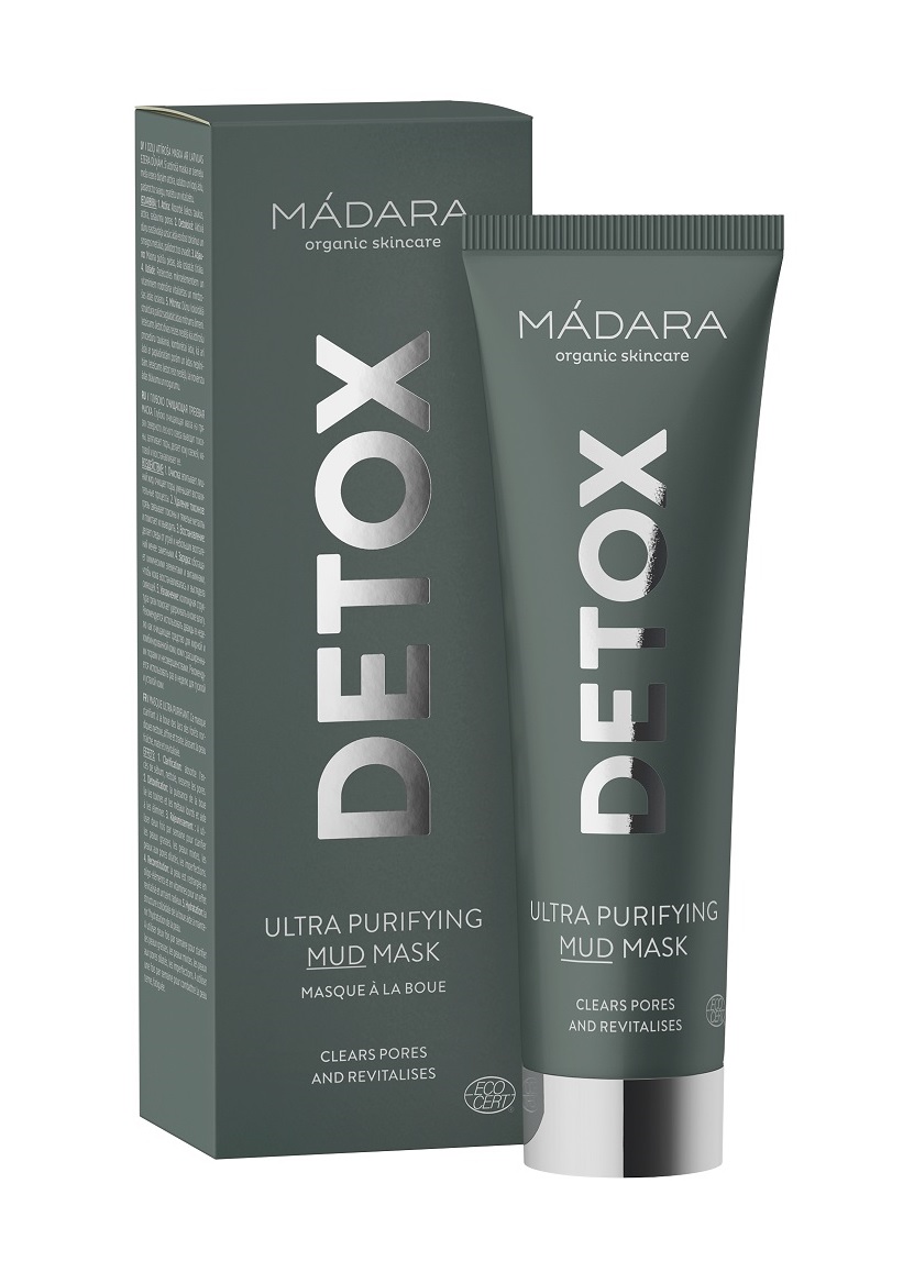 MÁDARA Detox čisticí pleťová maska s bahnem 60 ml MÁDARA