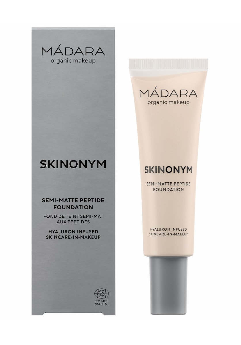 MÁDARA Skinonym Porcelain polomatný make-up s peptidy 30 ml MÁDARA