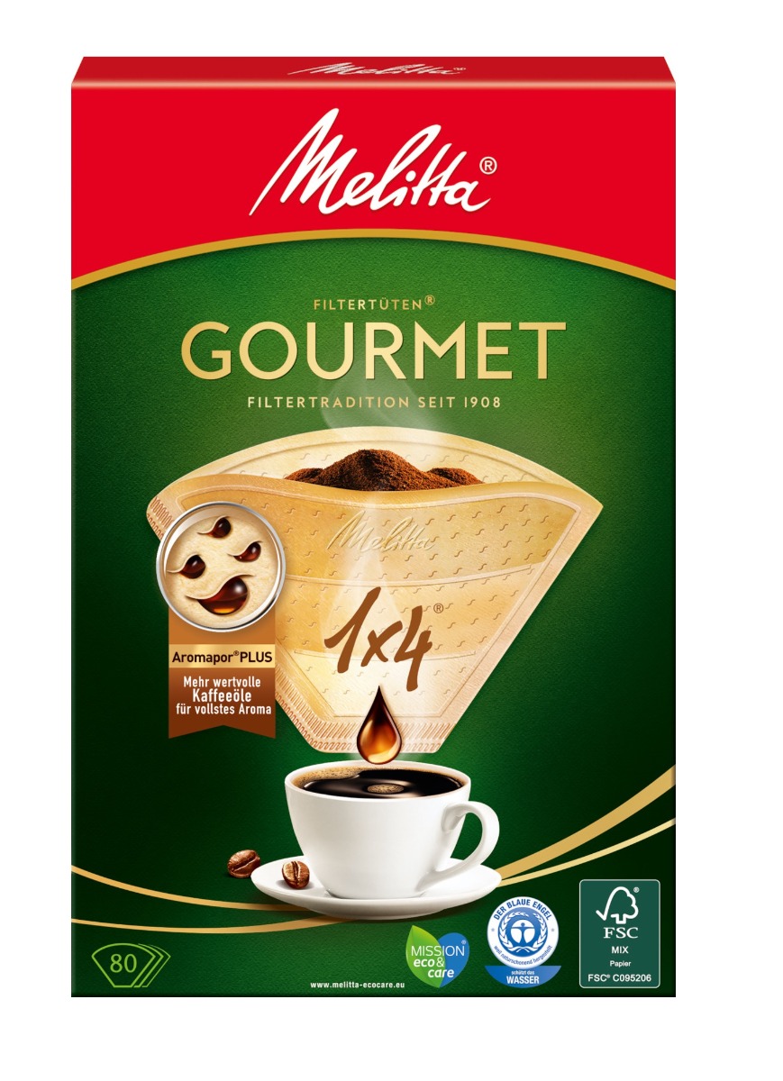 Melitta Gourmet 1x4 kávové filtry 80 ks Melitta