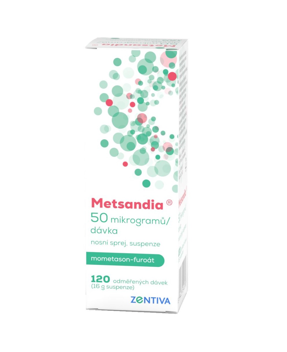 Metsandia 50 mcg/dávka nosní sprej