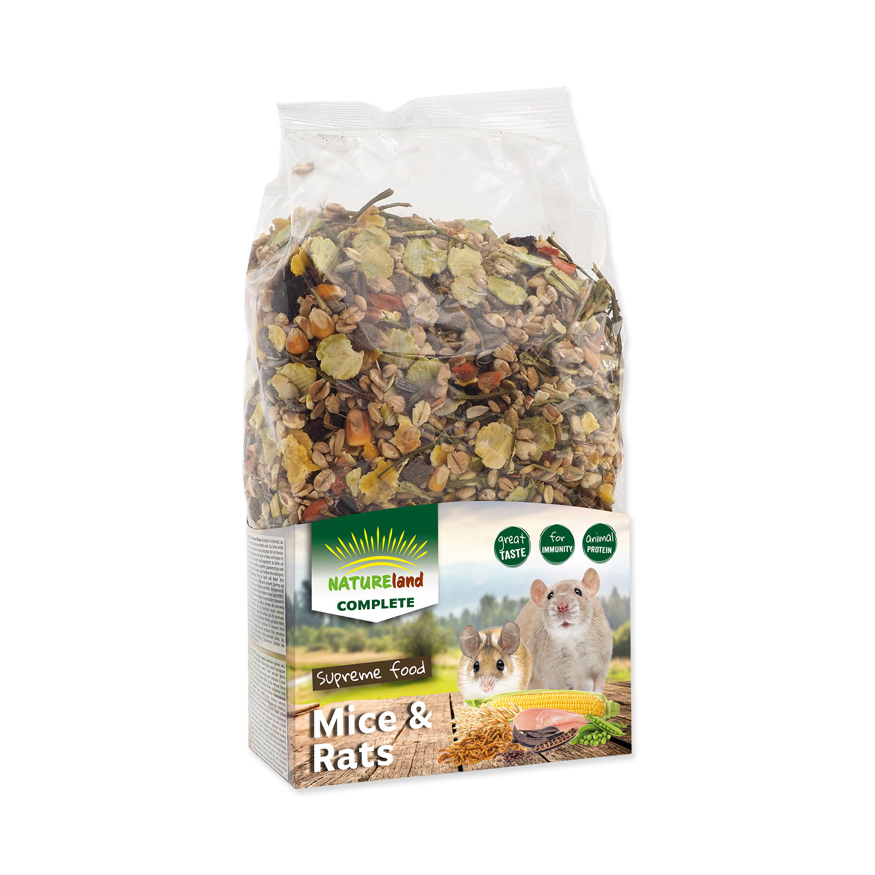 Nature Land Complete pro myši a potkany 700 g Nature Land