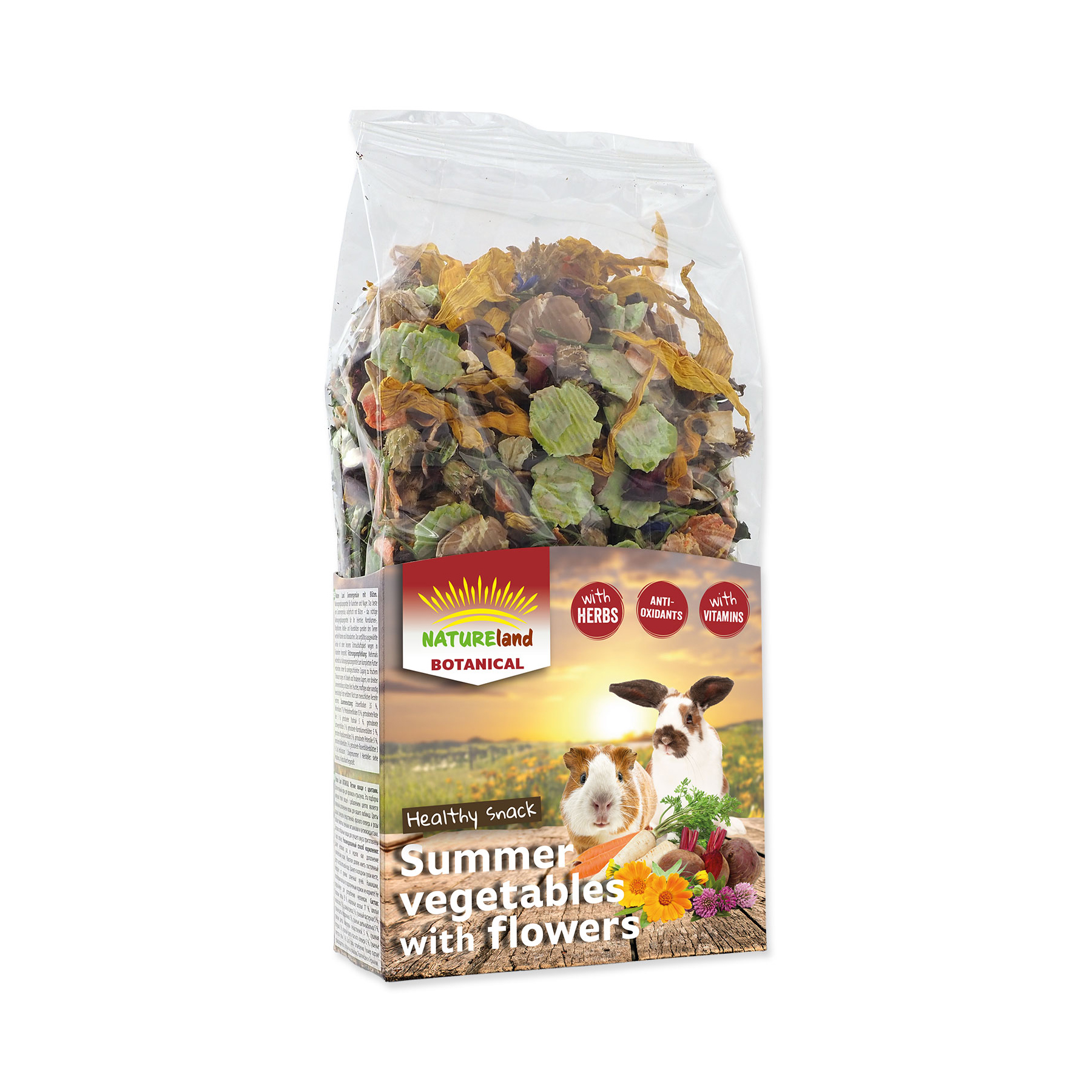 Nature Land Pochoutka Botanical letní zelenina s květy 100 g Nature Land