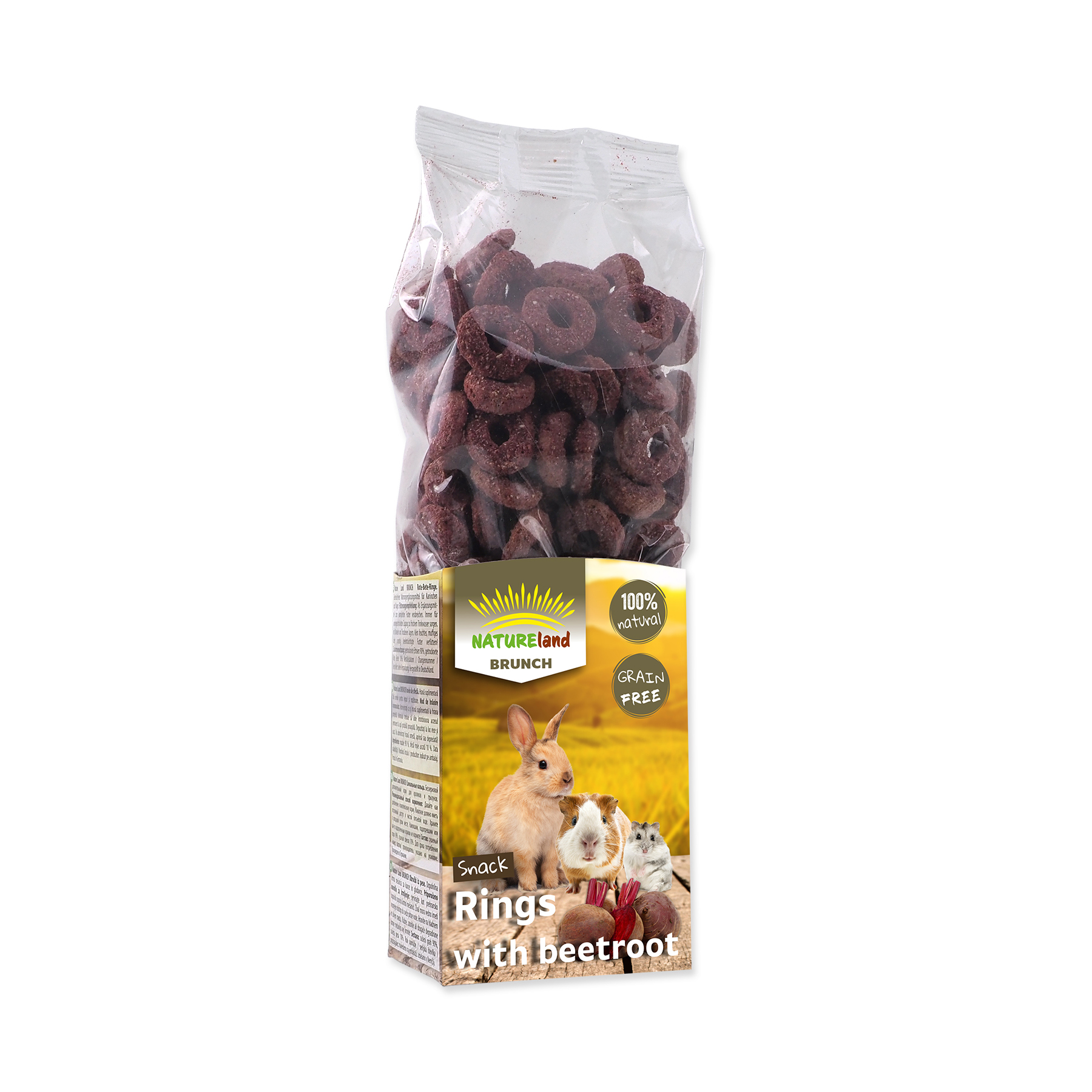 Nature Land Pochoutka Brunch řepové kroužky 105 g Nature Land