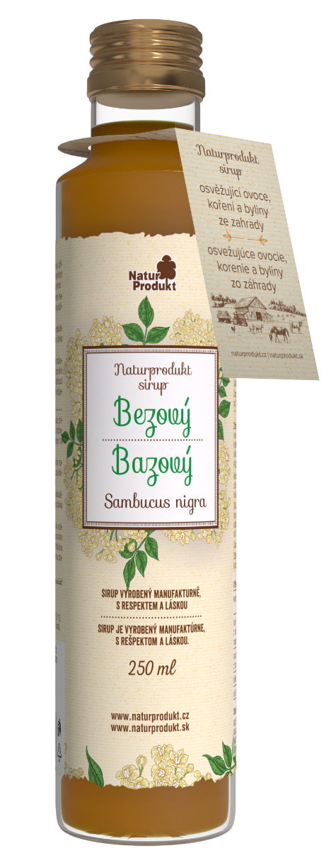 Naturprodukt sirup Bezový 250 ml Naturprodukt