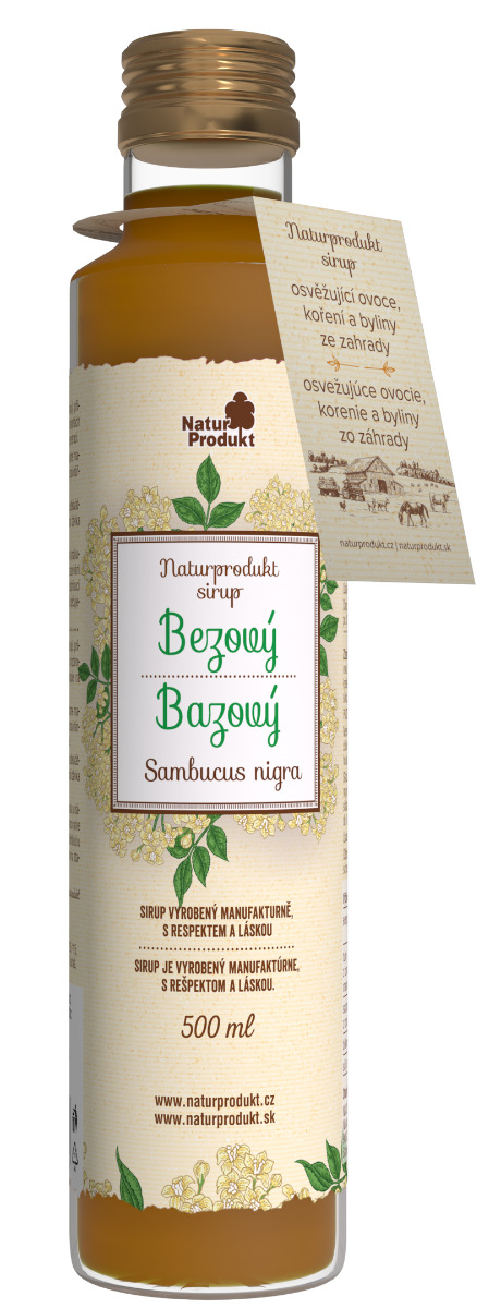 Naturprodukt sirup Bezový 500 ml Naturprodukt