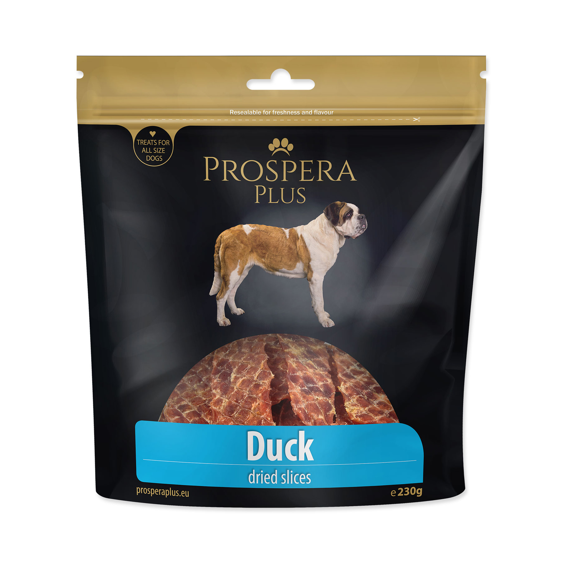 PROSPERA Plus Pochoutka kachní plátky 230 g PROSPERA Plus