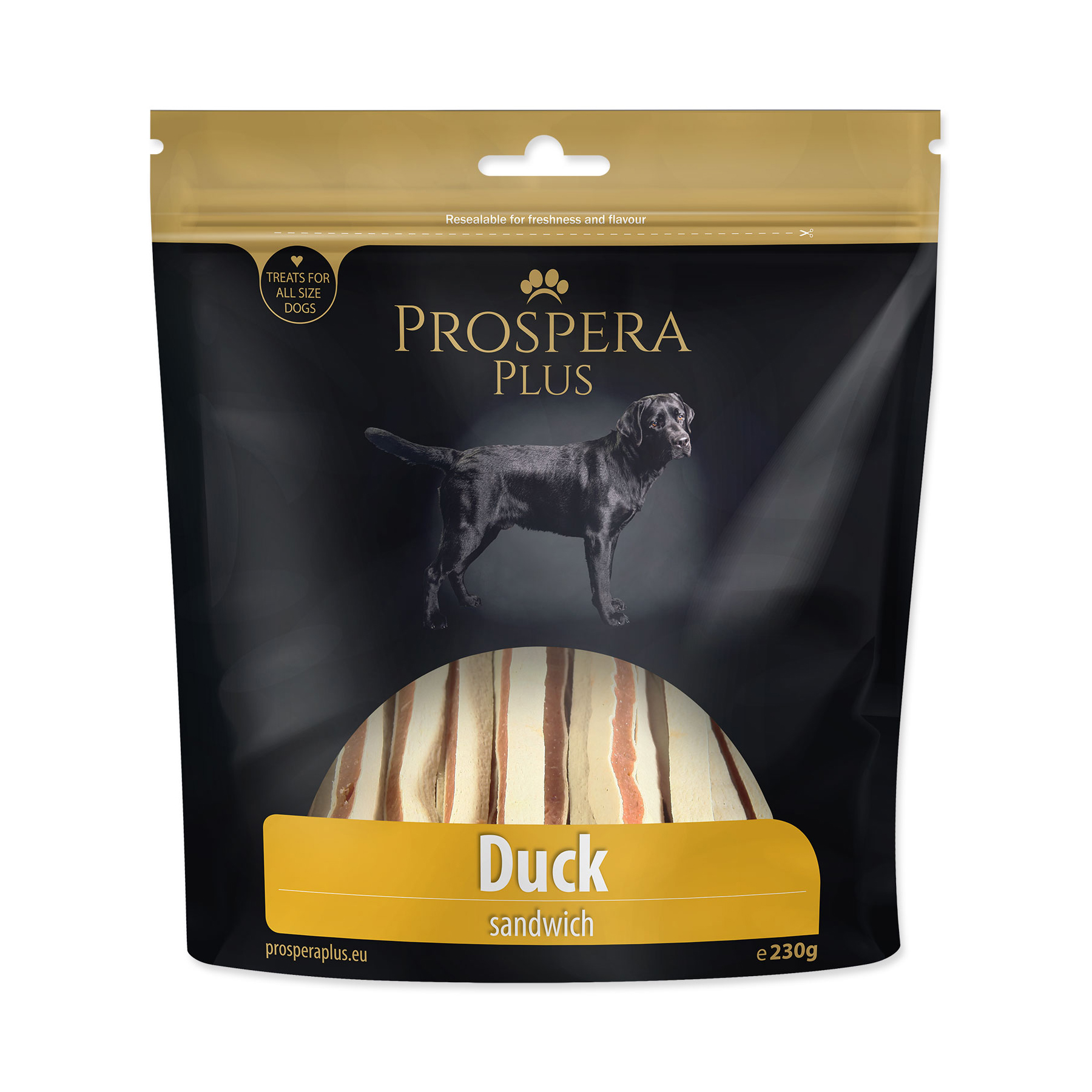 PROSPERA Plus Pochoutka kachní sendviče 230 g PROSPERA Plus