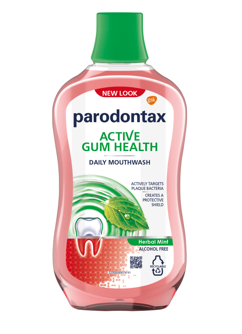 Parodontax Active Gum Health Herbal Mint ústní voda 500 ml Parodontax