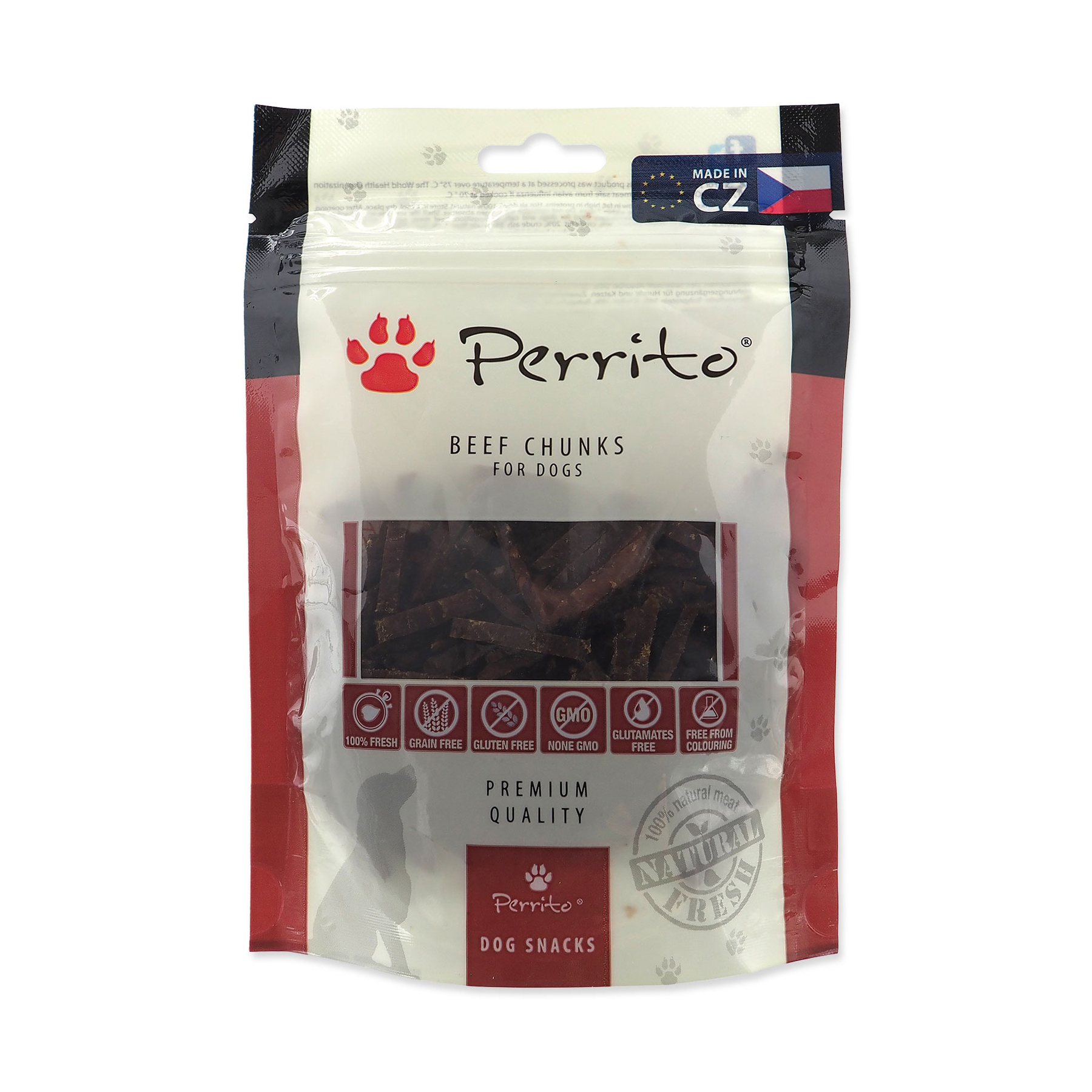 Perrito Pochoutka hovězí kousky 100 g Perrito