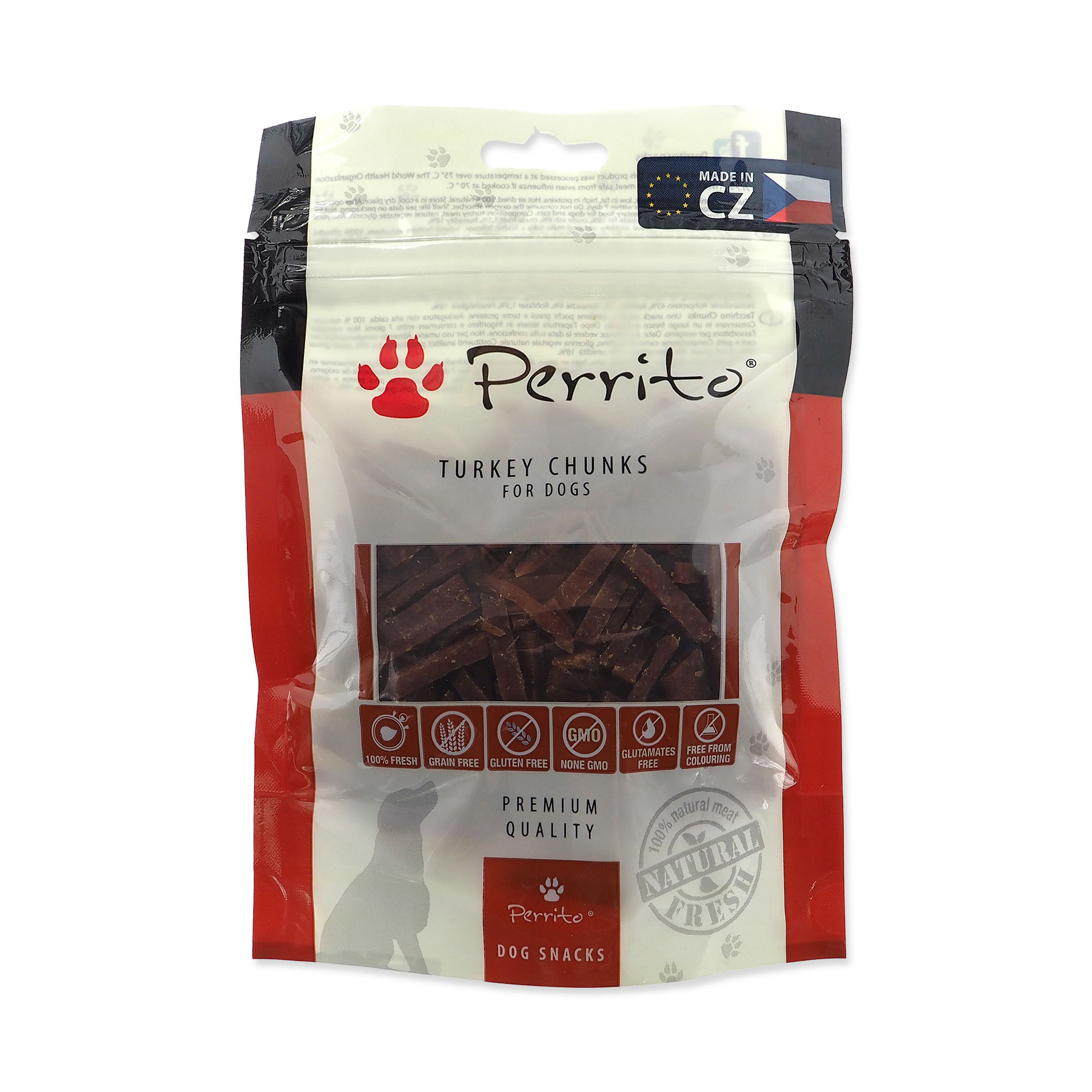 Perrito Pochoutka krůtí kousky 100 g Perrito