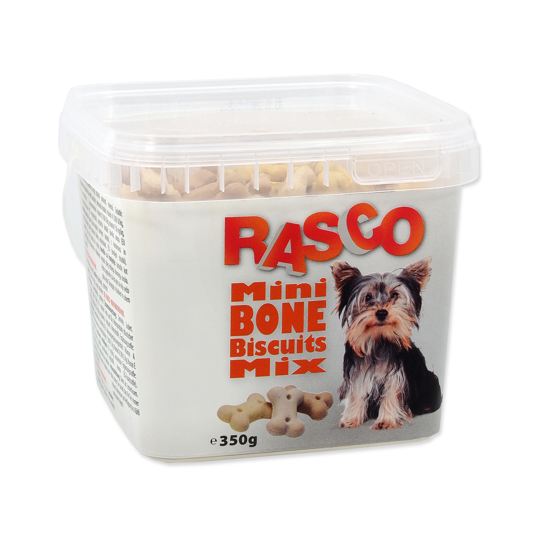 Rasco Pochoutka sušenky kostičky mix 2 cm 350 g Rasco