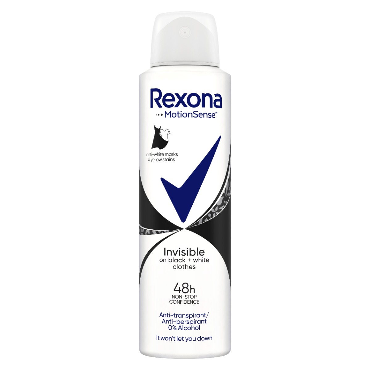 Rexona Invisible on Black & White clothes Antiperspirant sprej 150 ml Rexona