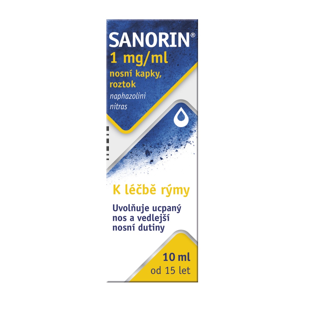 Sanorin 1 mg/ml nosní kapky
