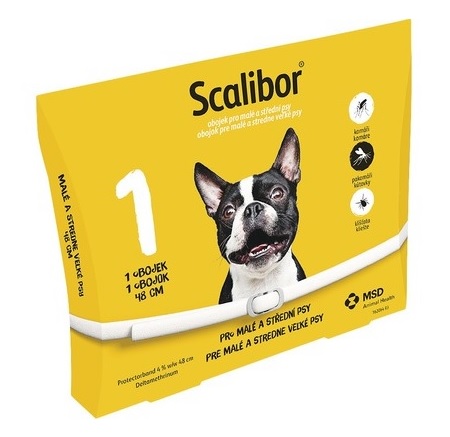 Scalibor Antiparazitní obojek vel. 48 cm pro malé a střední psy 1 ks Scalibor