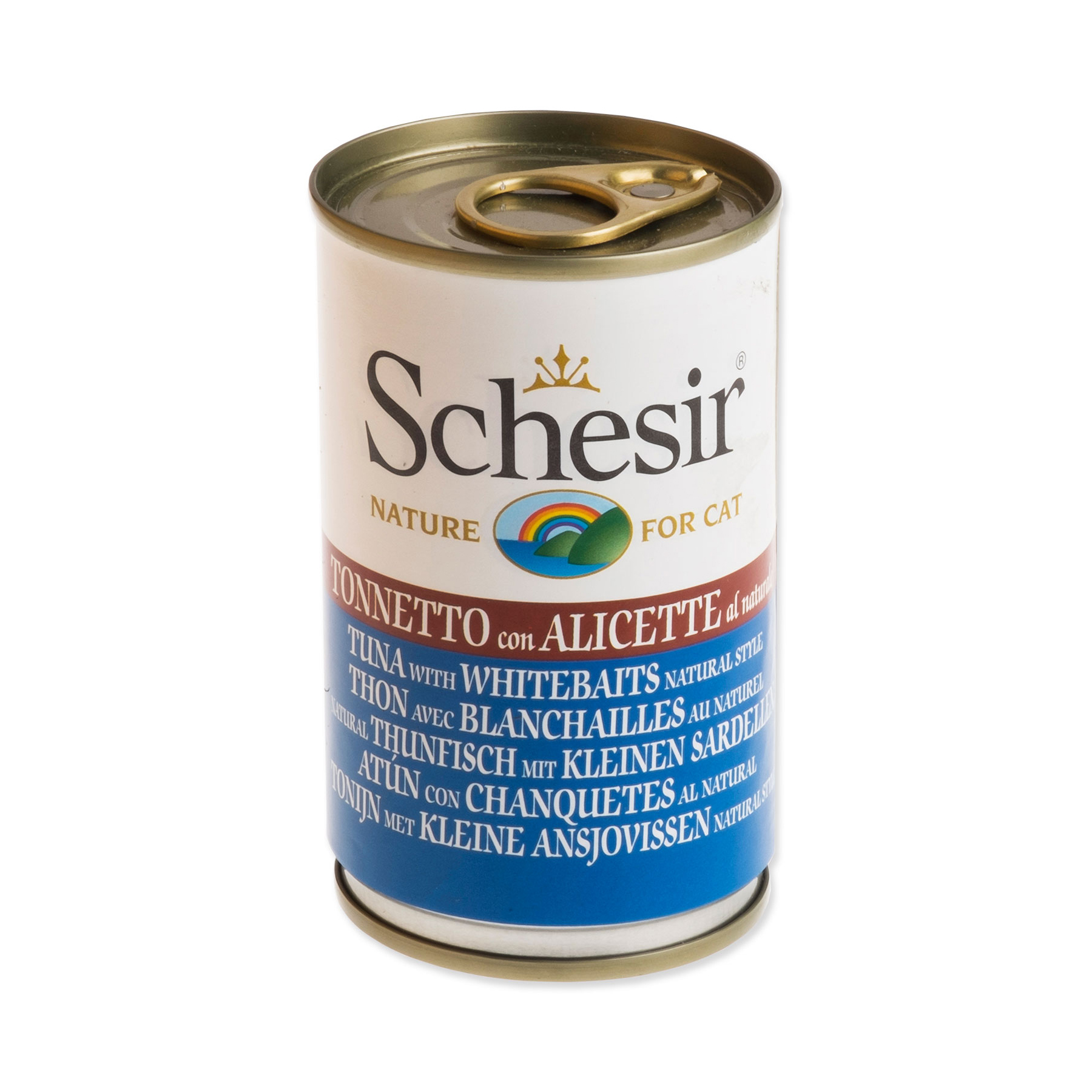 Schesir Konzerva tuňák a sleď 140 g Schesir