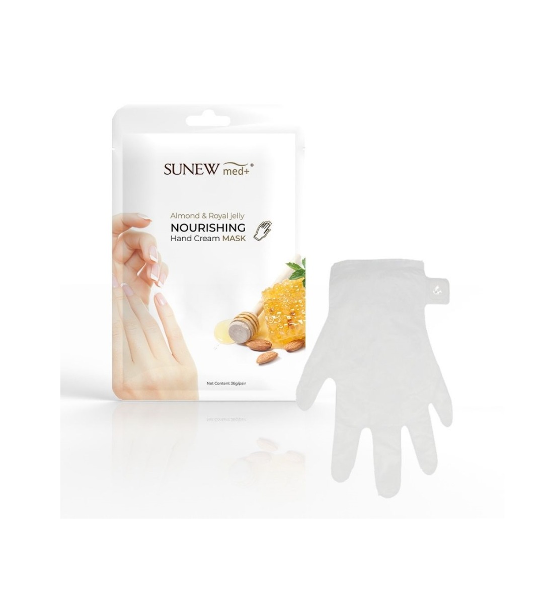 SunewMed+ Maska na ruce se sladkým mandlovým olejem a mateří kašičkou 1 ks SunewMed+