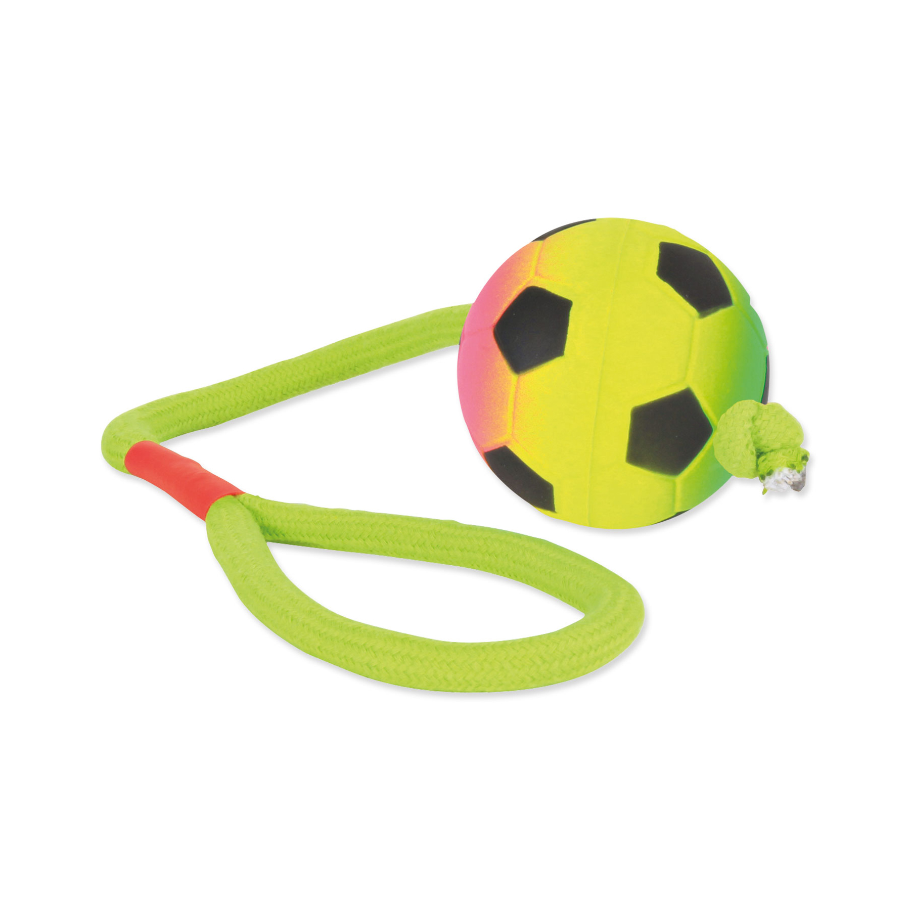 Trixie Hračka míč plovoucí gumový na provazu 6 cm Trixie