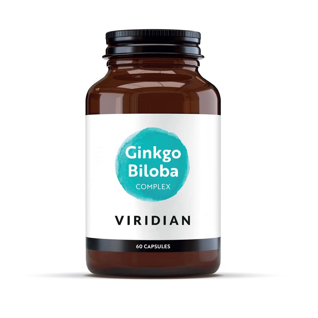 Viridian Ginkgo Biloba 60 kapslí Viridian