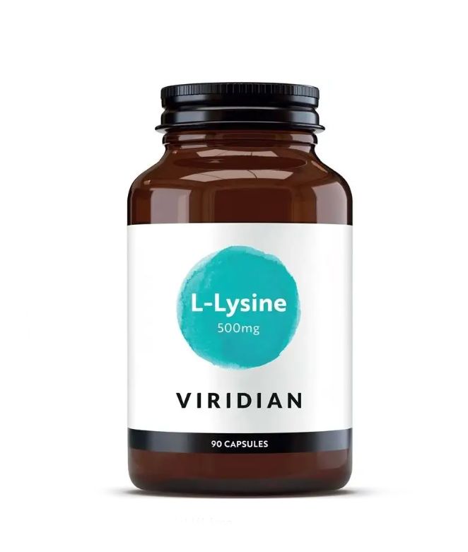 Viridian L-Lysine 500 mg 90 kapslí Viridian