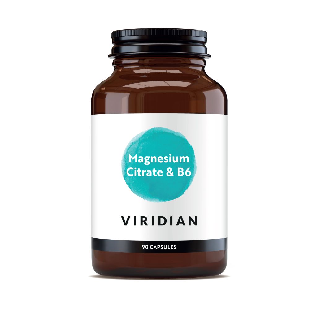 Viridian Magnesium Citrate with Vitamin B6 90 kapslí Viridian