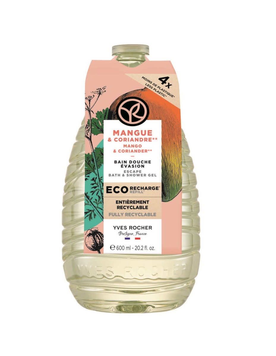 Yves Rocher Bain de Nature Sprchový gel mango & koriandr náplň 600 ml Yves Rocher