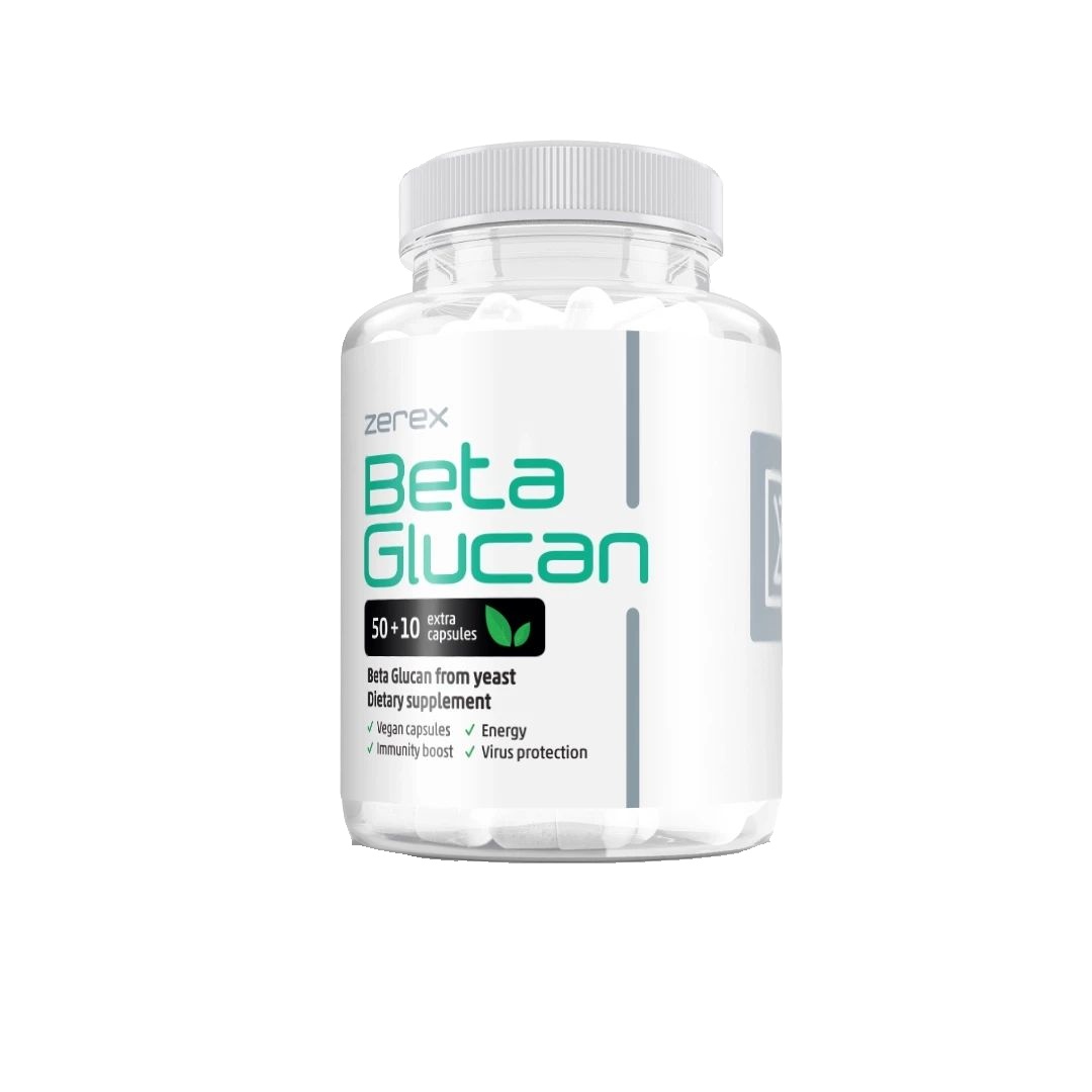 Zerex Beta Glukan 500 mg + Vitamin C 60 kapslí Zerex