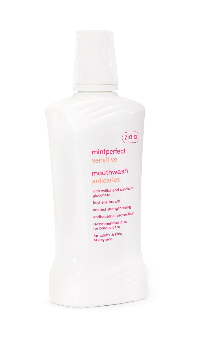 Ziaja Mintperfect Ústní voda sensitive proti zubnímu kazu 500 ml Ziaja