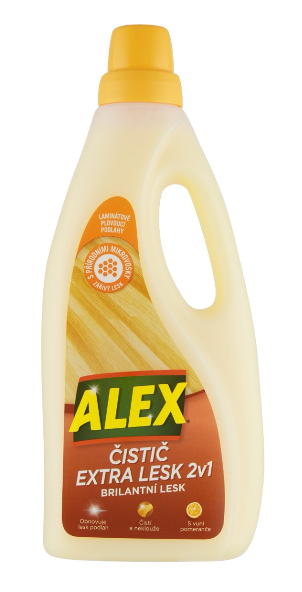 Alex Extra lesk 2v1 Čistič na laminát 750 ml Alex