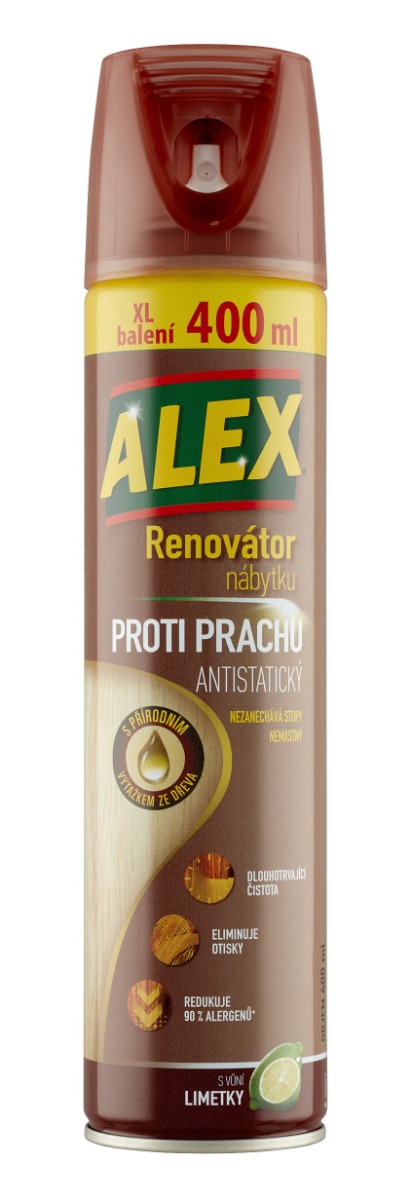 Alex Renovátor nábytku proti prachu aerosol 400 ml Alex