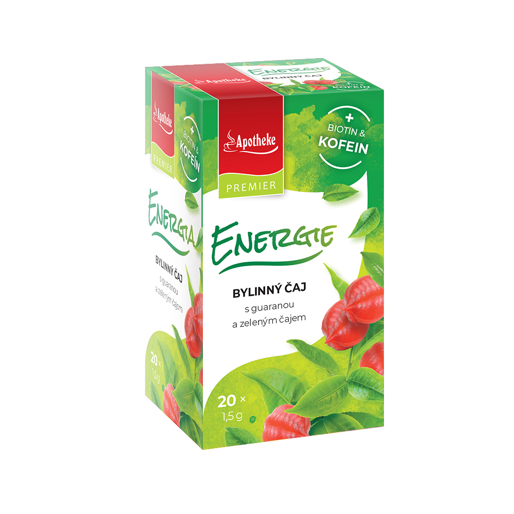 Apotheke Energie biotin&kofein porcovaný čaj 20x1
