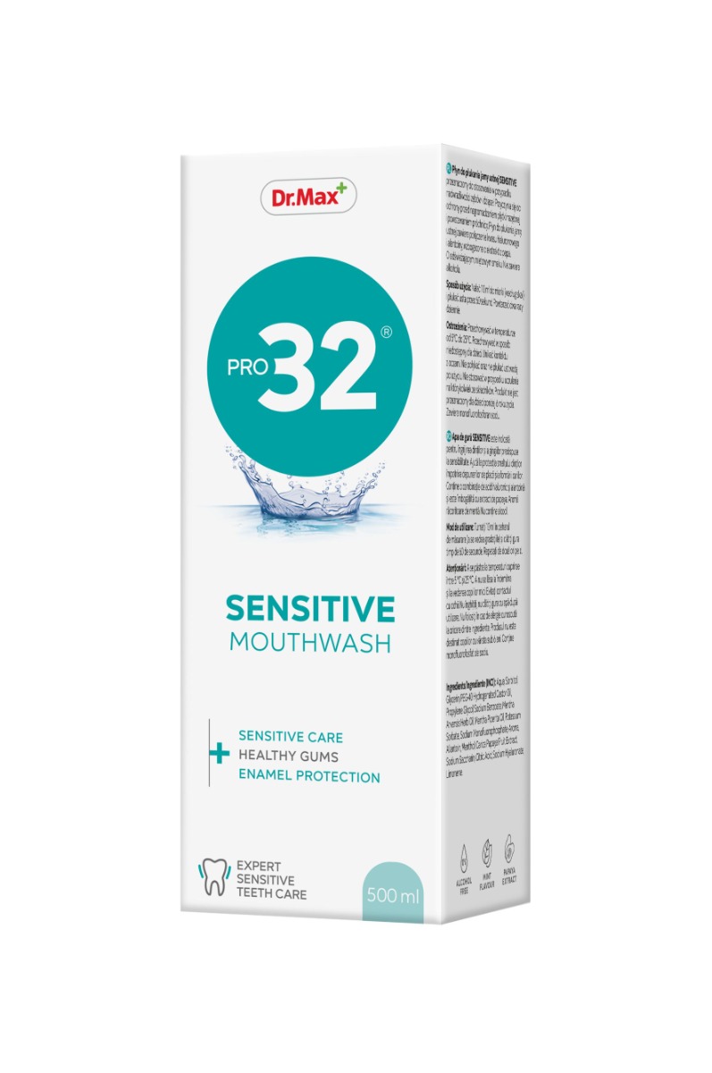 Dr. Max PRO32 Sensitive Mouthwash ústní voda 500 ml Dr. Max