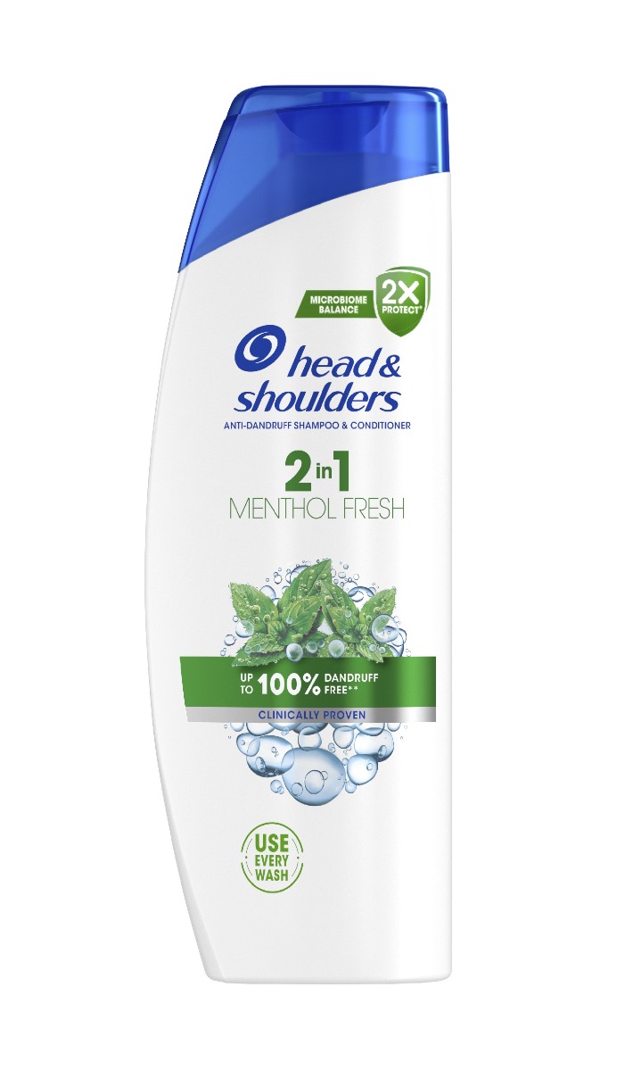 Head&Shoulders Anti-Hairfall Menthol Šampon proti lupům 400 ml Head&Shoulders