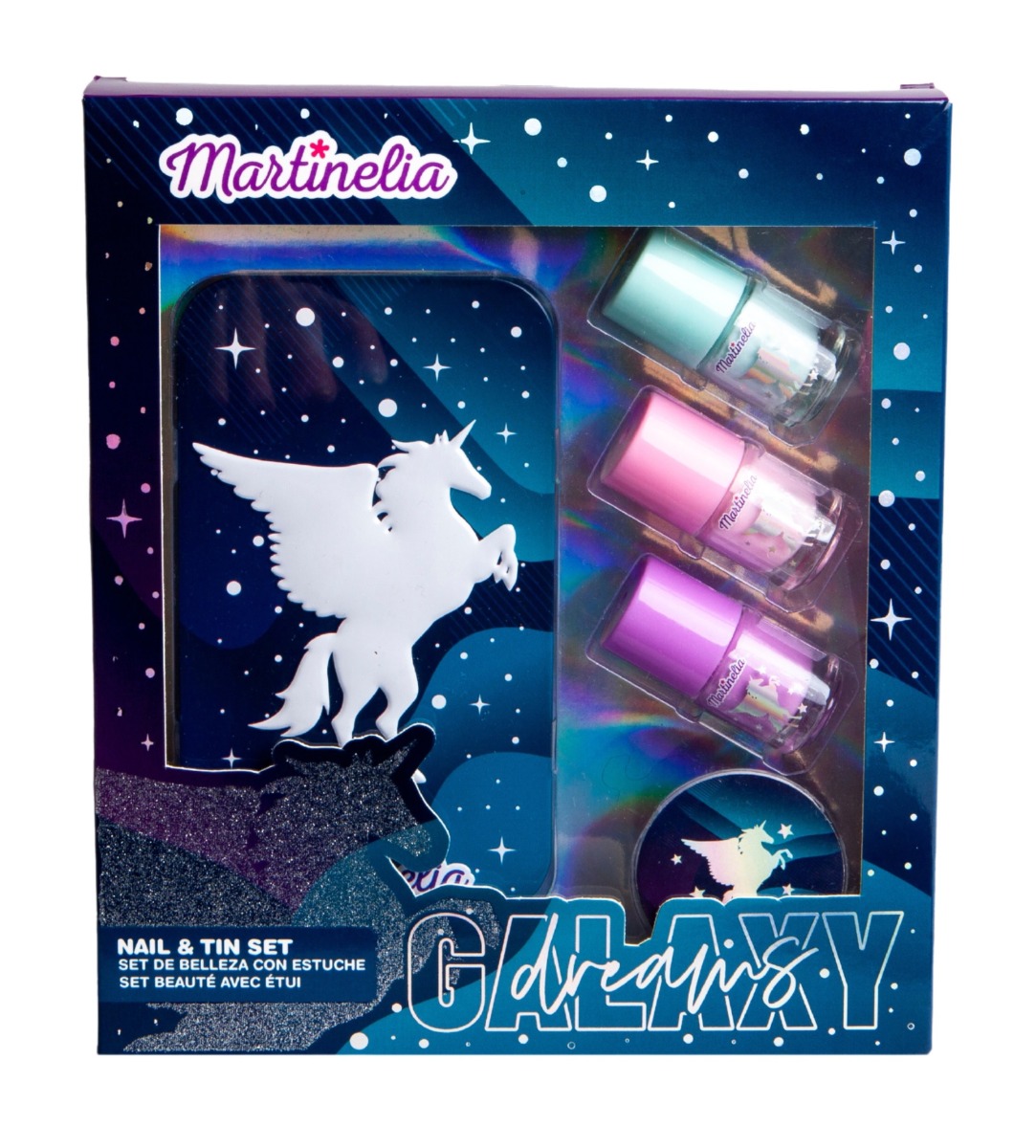 Martinelia Galaxy Dreams Sada na manikúru s plechovou krabičkou Martinelia
