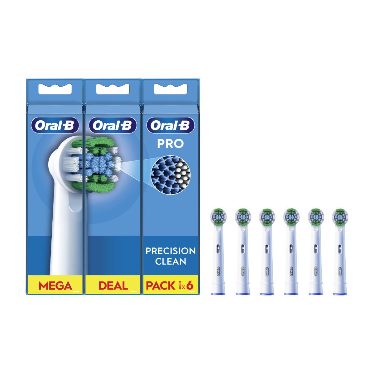Oral-B EB 20-6 PRO Precision Clean náhradní hlavice 6 ks Oral-B
