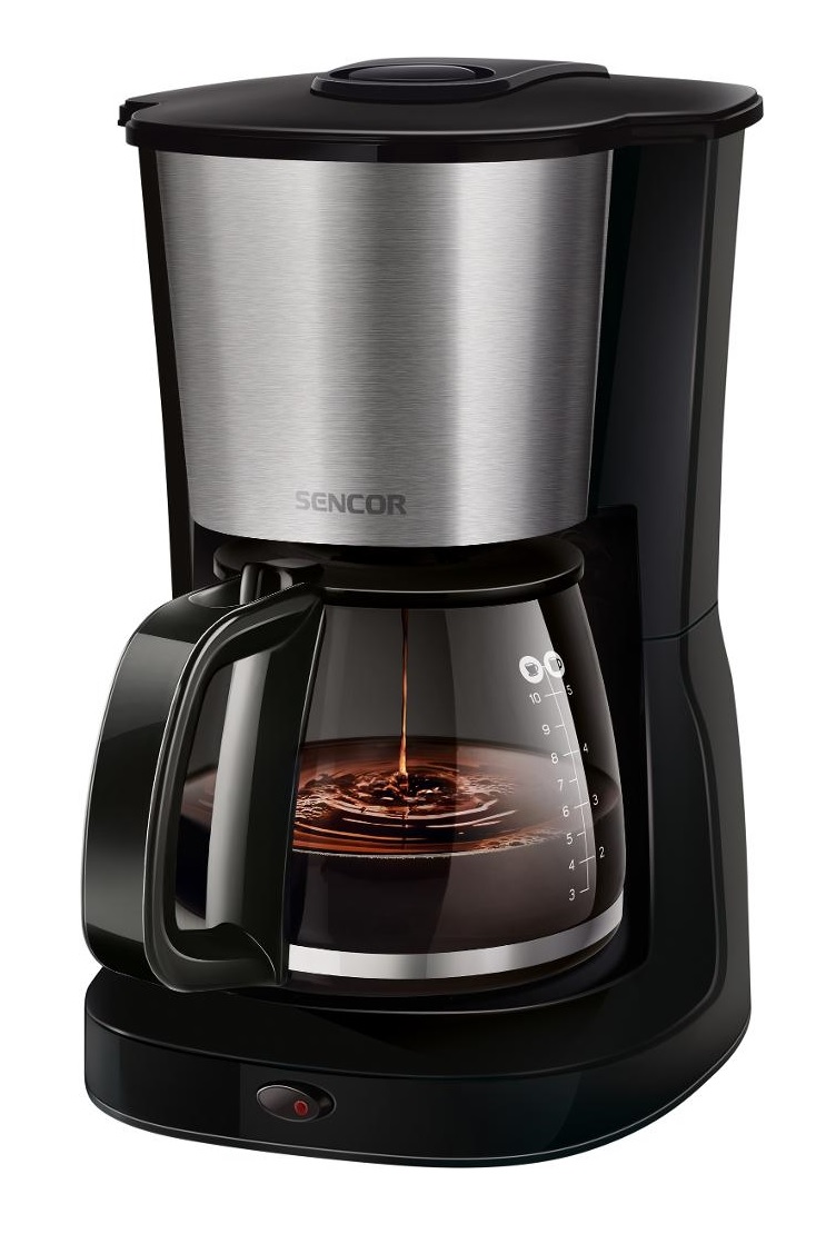 SENCOR SCE 3050SS kávovar stříbrný SENCOR