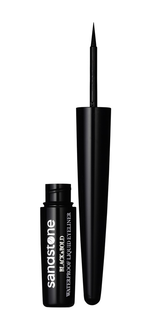 Sandstone Black & Bold Liquid Eyeliner Black oční linky 1